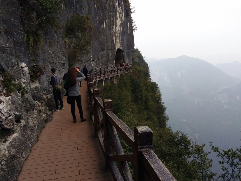 2016年冬游云阳一一一张飞庙,龙缸及歧山草场