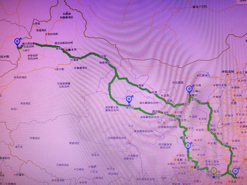 2017暑一家三口一台车青海,新疆,甘肃,宁夏等行程一万