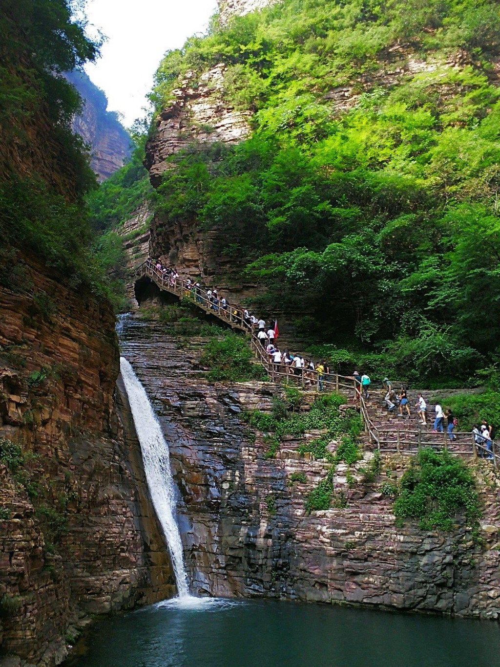 太行大峡谷之2林州桃花谷和太行天路