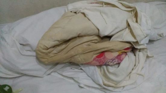 户家在邋遢也不会用这种被子吧?希望去哪儿网认真审核加入的商家.